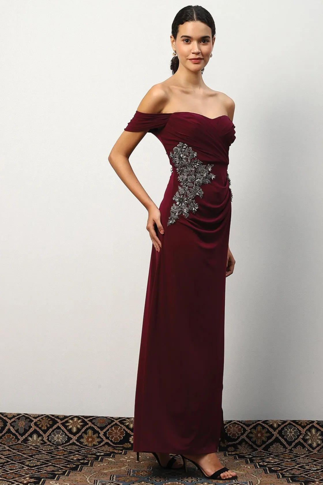 RANNA GILL Dresses-Amara Dress Wine