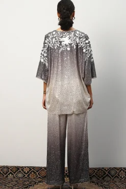 RANNA GILL Matching Sets-Aria Matching Set Black Ombrey