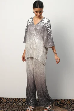 RANNA GILL Matching Sets-Aria Matching Set Black Ombrey