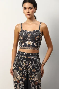 RANNA GILL Matching Sets-Caroline Corset Black