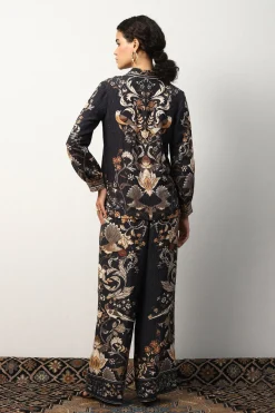 RANNA GILL Matching Sets-Celia Blouse Black