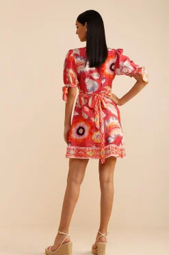 RANNA GILL Dresses-Claire Dress Coral