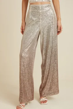 RANNA GILL Pants-Cleo Pants Beige Ombrey