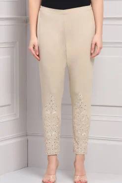 RANNA GILL Classic Pants-Diana Pant Beige