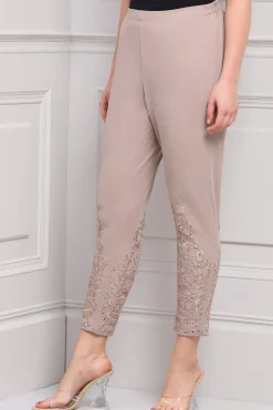 RANNA GILL Classic Pants-Diana Pant Dark Beige