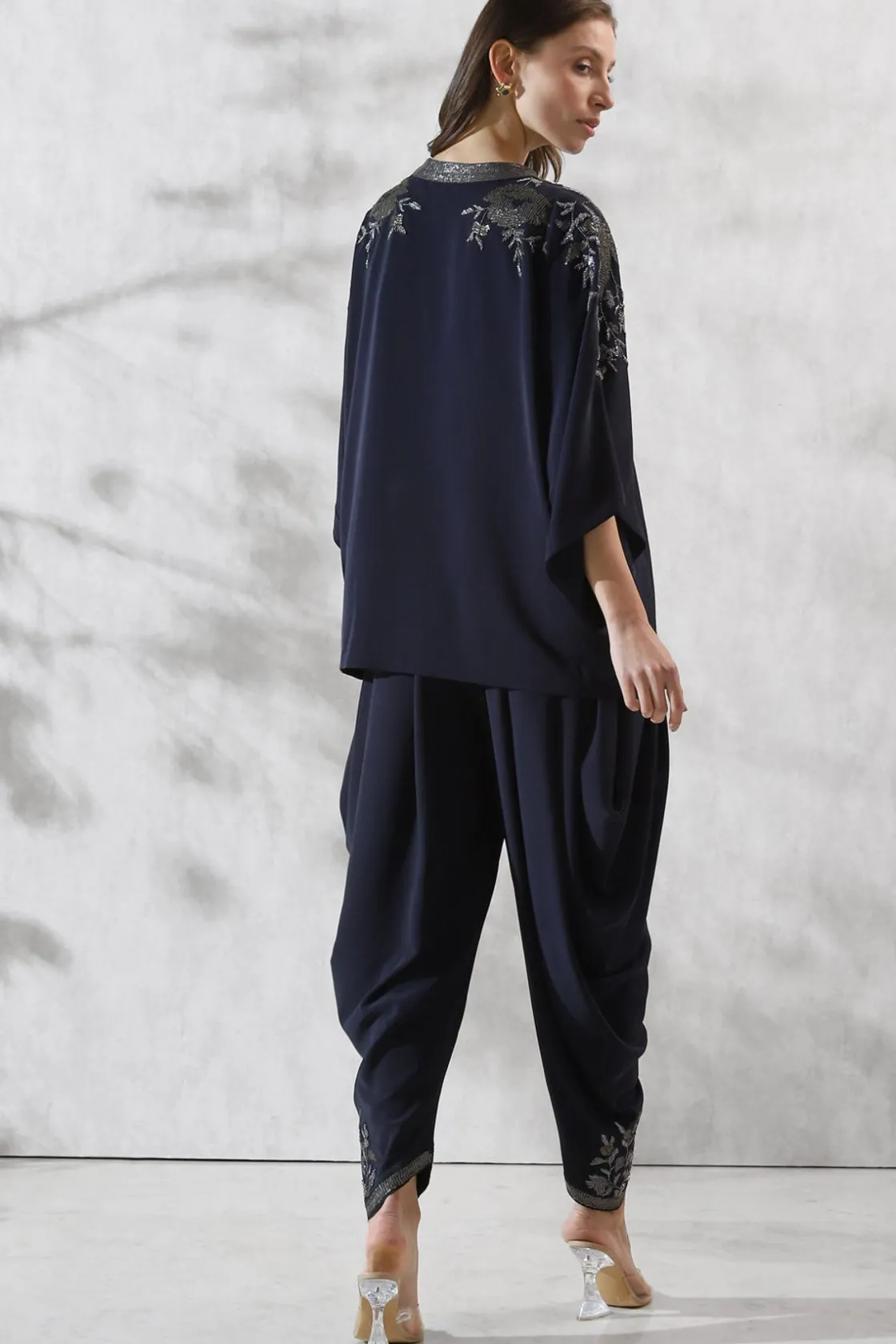 RANNA GILL Matching Sets-Emily Matching Set Navy Blue