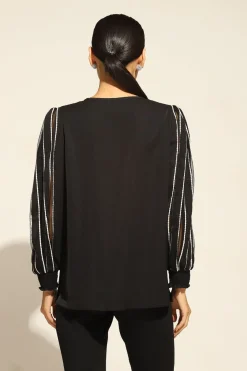 RANNA GILL Tops-Hera Blouse Black