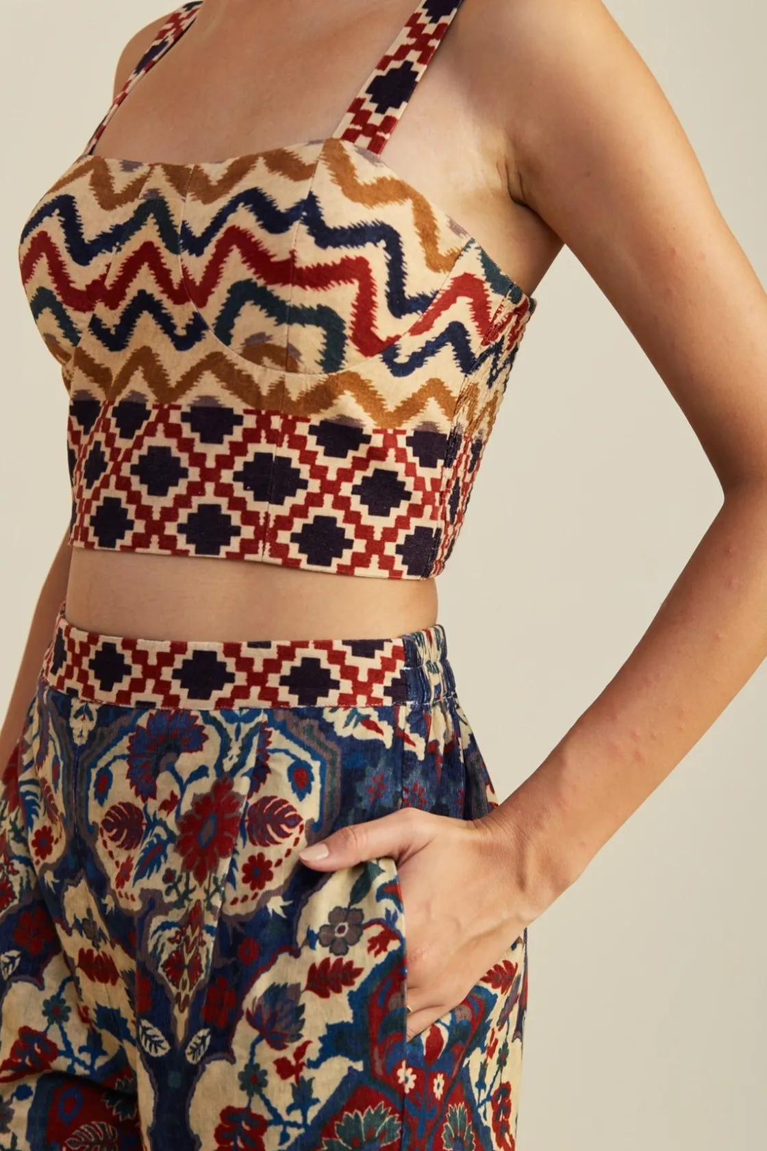 RANNA GILL Tops-Iman Corset Multi
