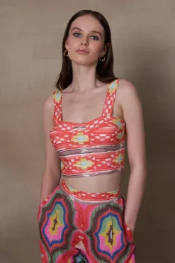 RANNA GILL Matching Sets-Iris Corset Multi