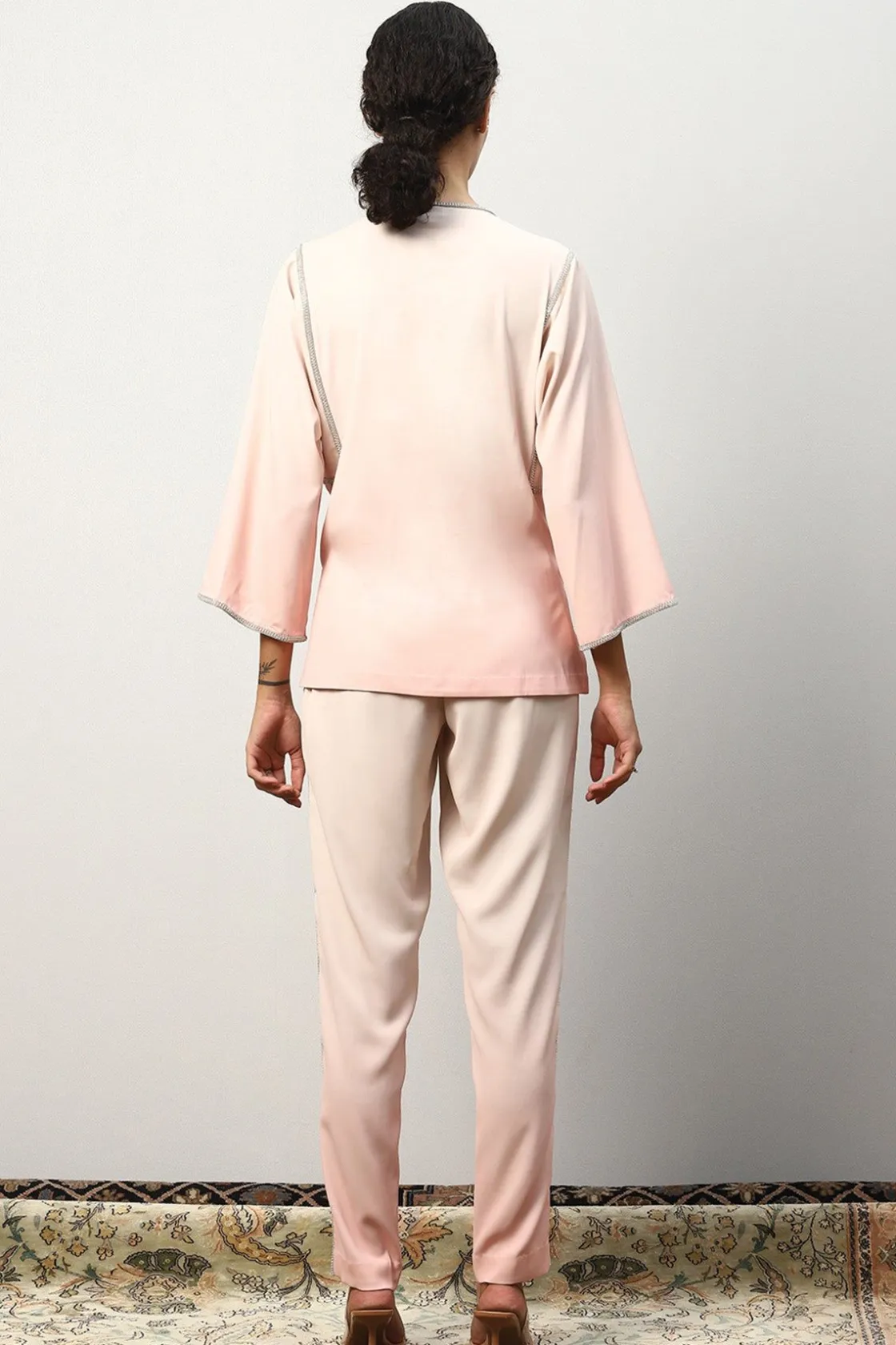 RANNA GILL Matching Sets-Isla Matcing Set Peach
