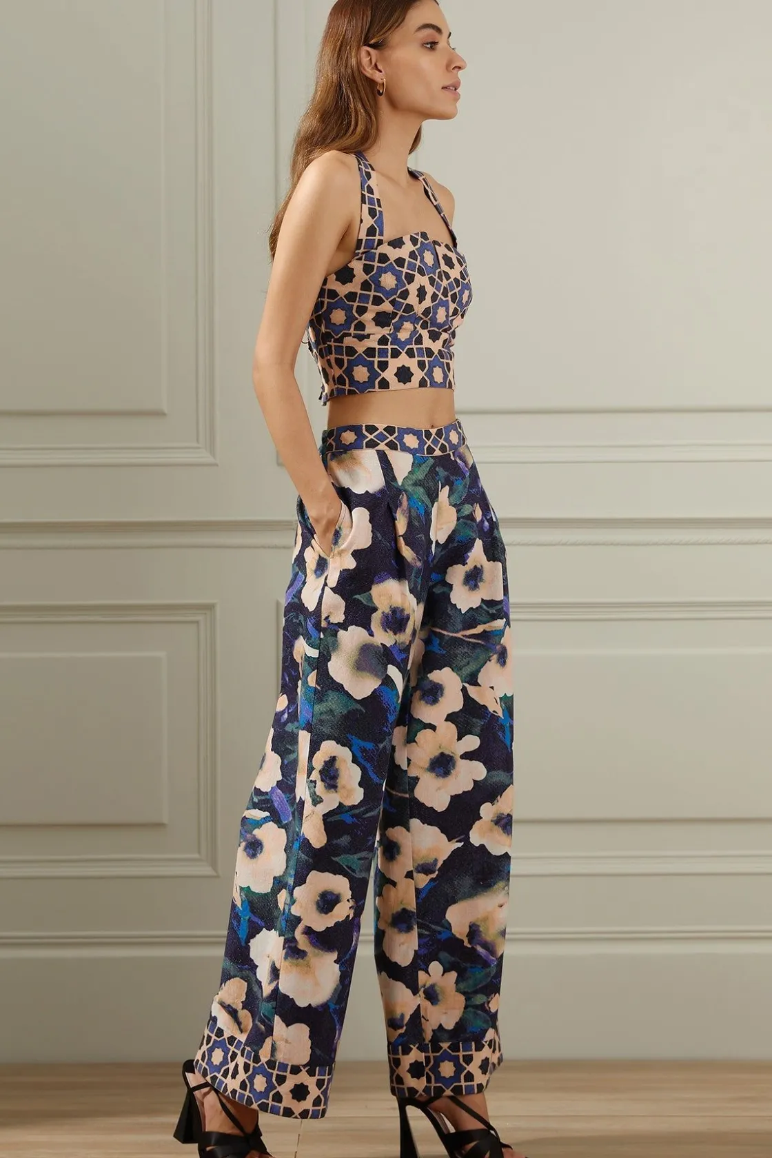 RANNA GILL Pants-Joan Pant Blue