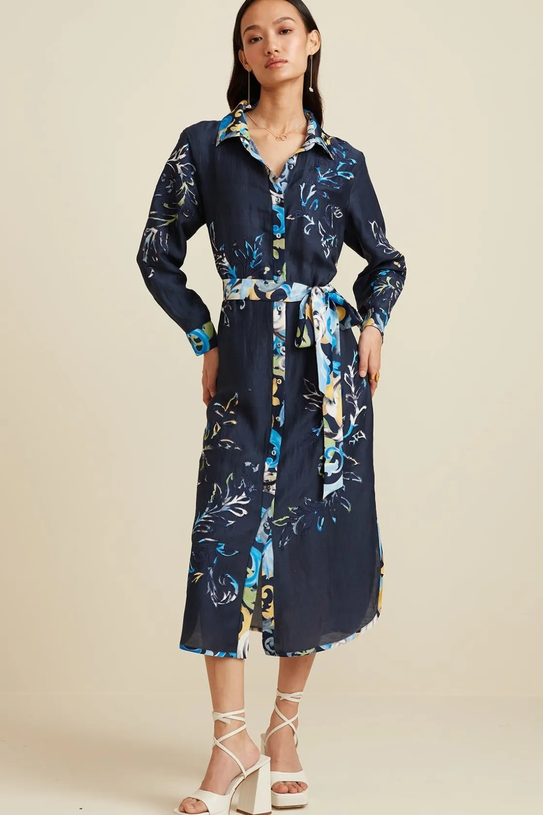 RANNA GILL Dresses-Kinsley Dress Navy
