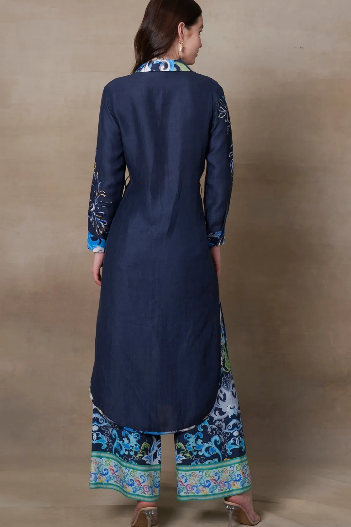 RANNA GILL Matching Sets-Kinsley Tunic Set Navy