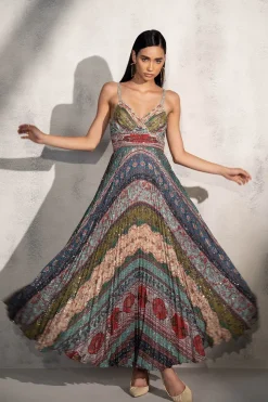 RANNA GILL Dresses-Koel Puri In Crystal Dress Multi