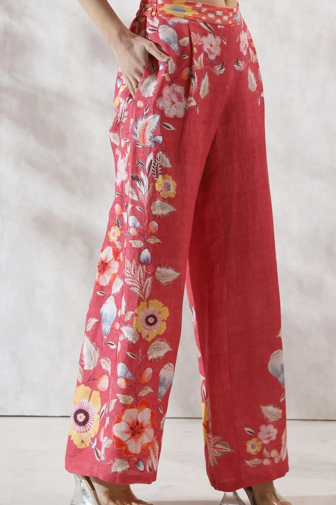 RANNA GILL Matching Sets-Marie Pant Coral