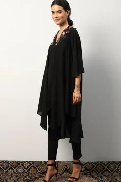 RANNA GILL Tunics-Nova Tunic Black