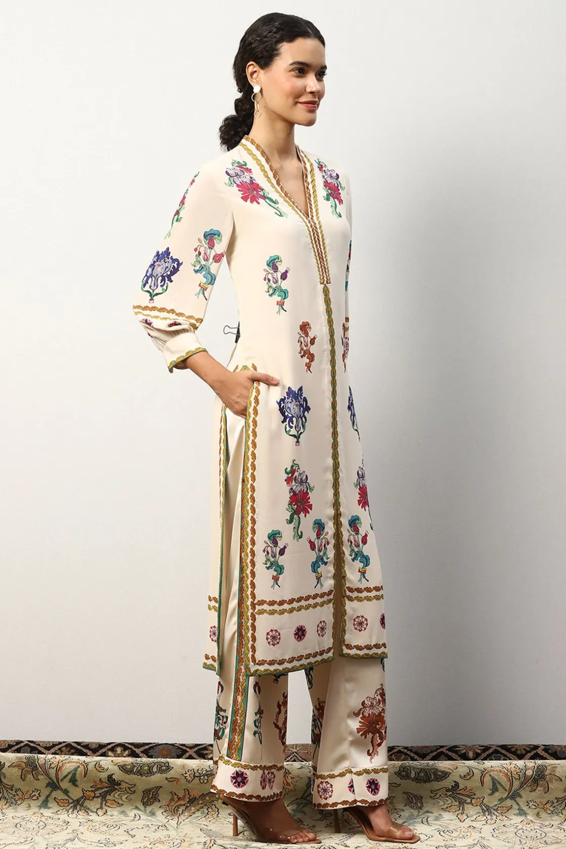 RANNA GILL Tunics-Riyan Tunic Off White