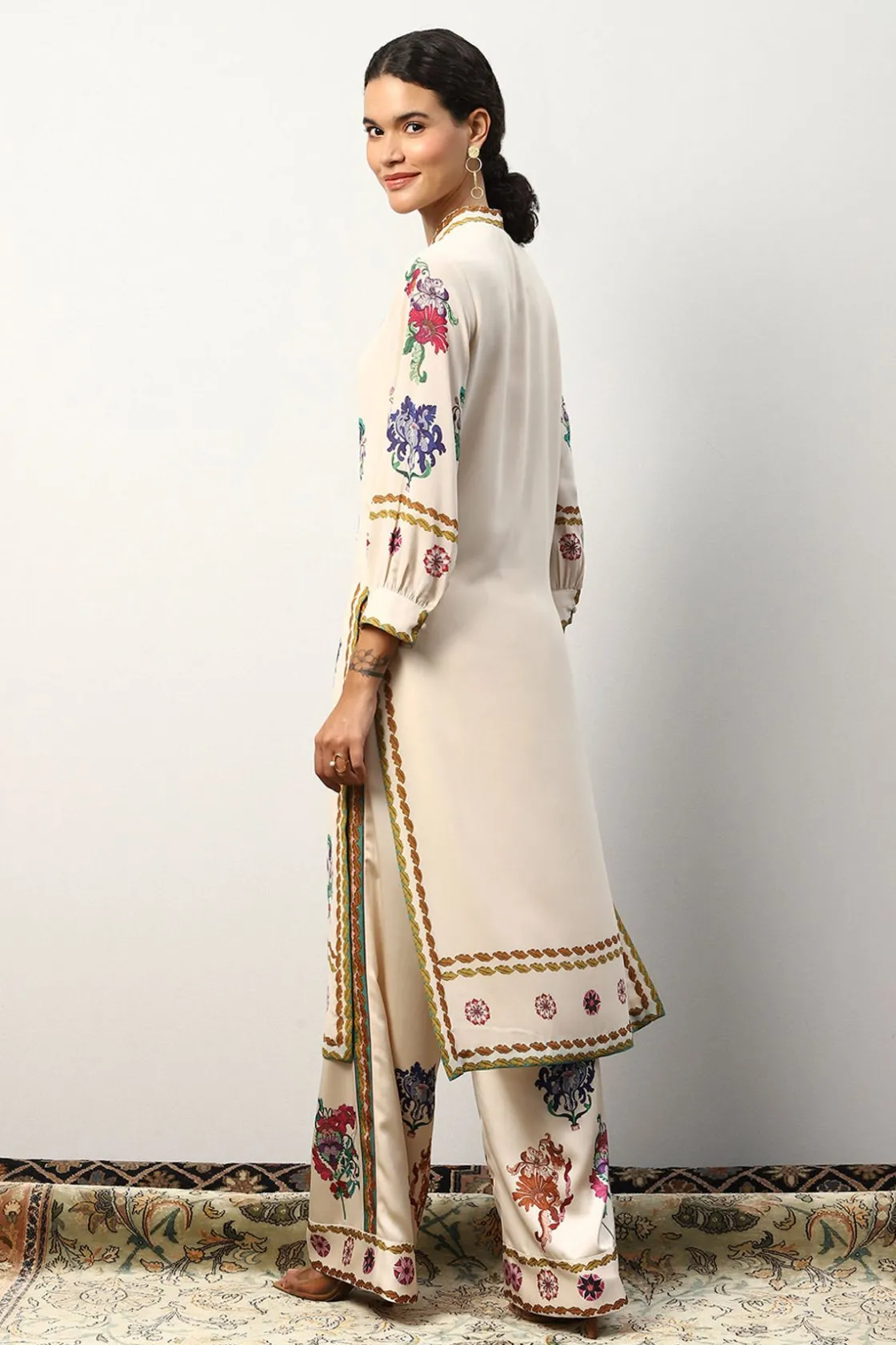 RANNA GILL Tunics-Riyan Tunic Off White