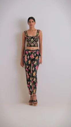 RANNA GILL Tops-Roxette Corset Black