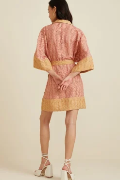 RANNA GILL Dresses-Stella Dress Red & Yellow