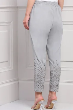 RANNA GILL Classic Pants-Stella Pant Grey