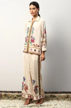 RANNA GILL Matching Sets-Tiani Blouse Off White