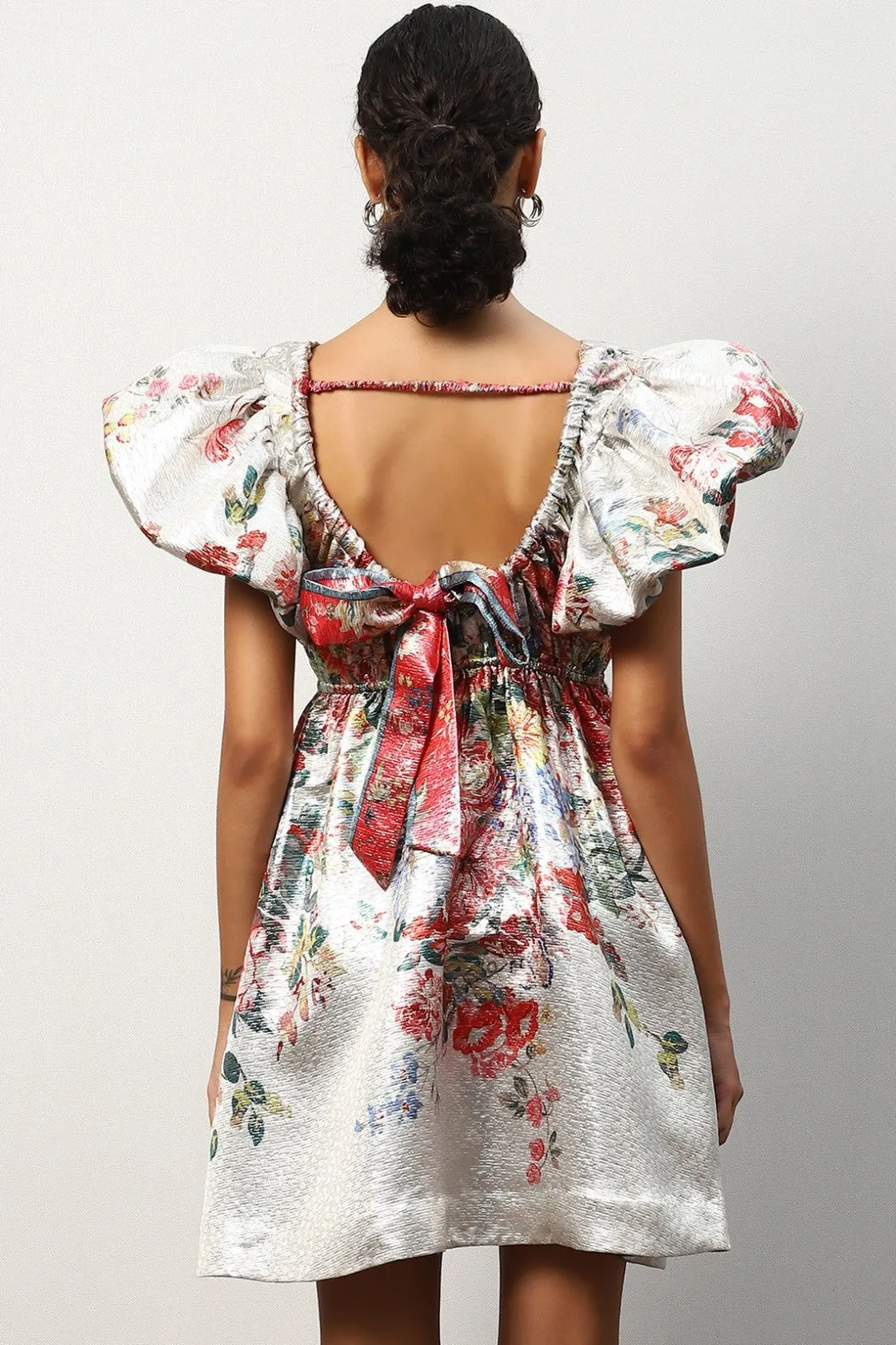 RANNA GILL Dresses-Valentine Bow-Tie Mini Dress Multi