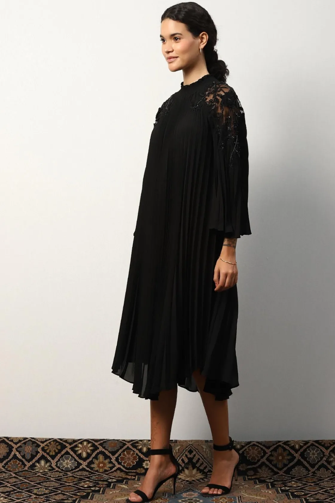RANNA GILL Tunics-Vivian Dress Black