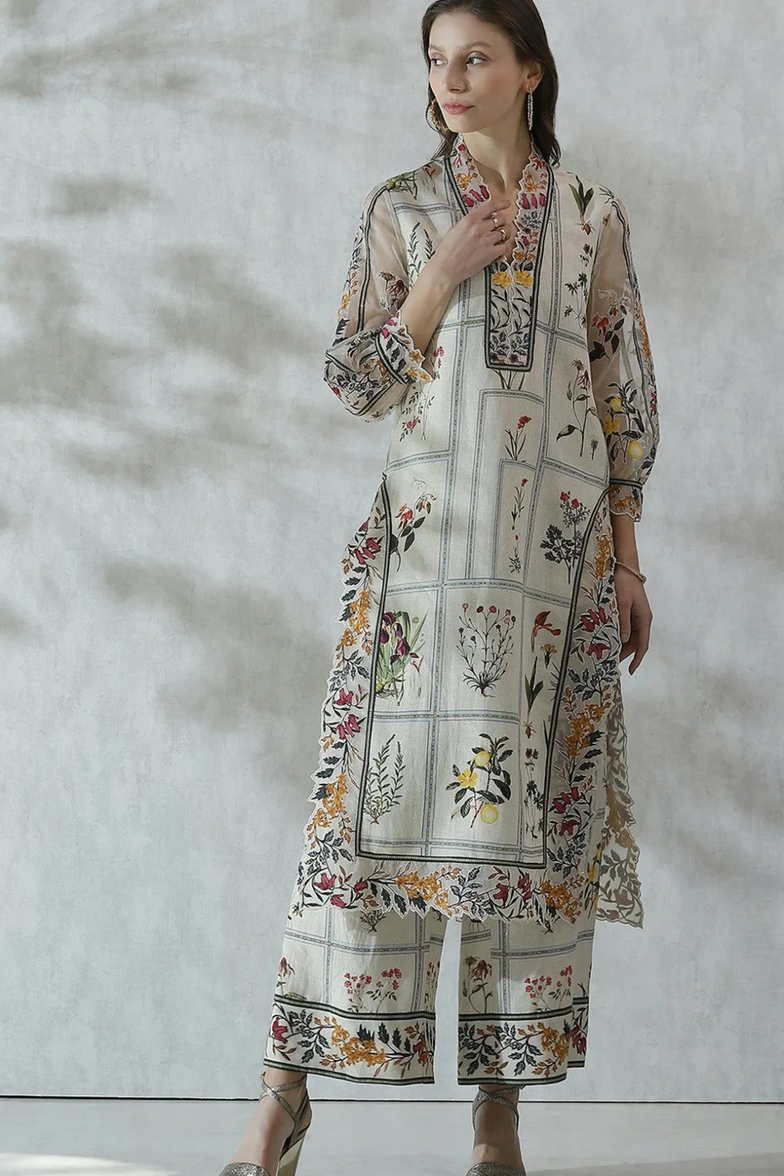 RANNA GILL Tunics-Willow Tunic Off White