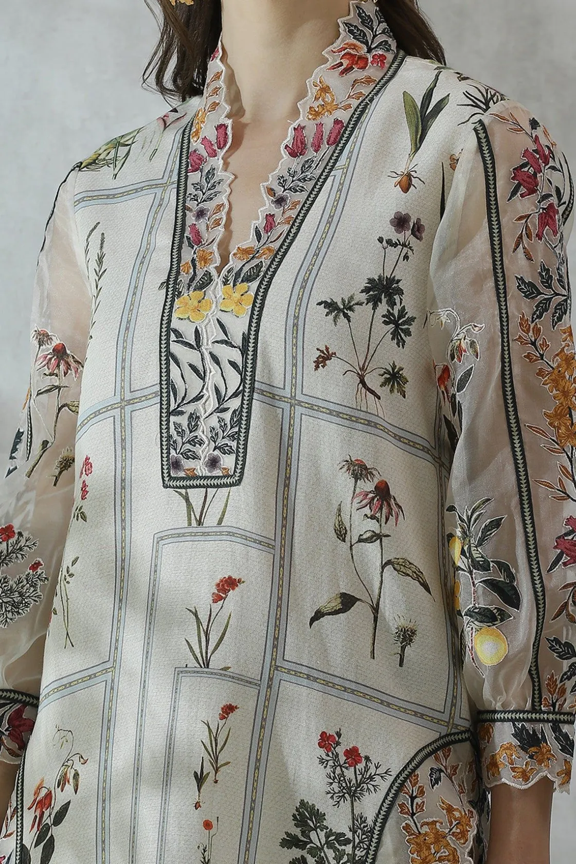 RANNA GILL Tunics-Willow Tunic Off White